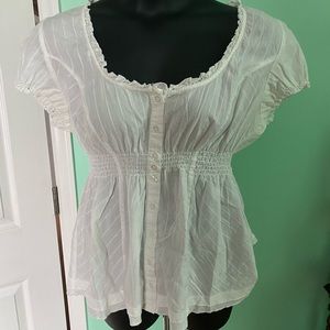 Vintage Style Peasant Top
